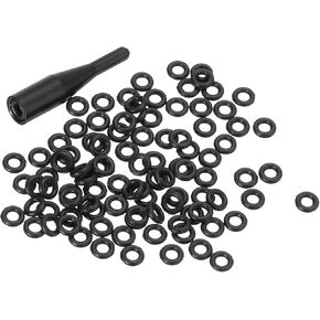 PATIKIL Dart Shaft O-Rings with Applicator Tool, Non-Slip Rubber O Rings Washers Dart Accessories Kit for Metal Shafts