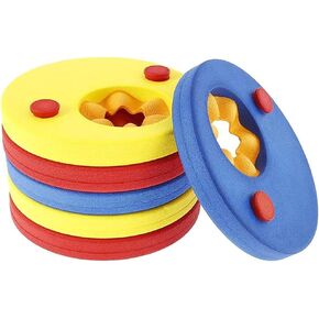Yosoo Arm Float Discs, EVA Foam Arm Bands, Swimming Exercises Float Aid Discs, 6PCS Arm Float Discs EVA Foam Float Discs Swimming Float Aid Discs for Kids