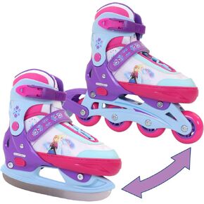 Hedstrom Disney Frozen Switcher Skate Youth 8-11,Purple/White
