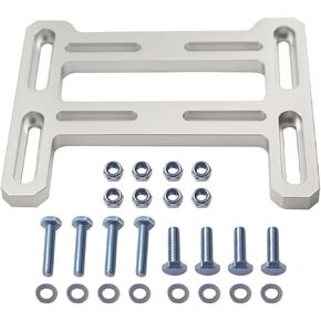 Adjustable Mini Bike Mounting Plate Adapter Bracket for 79cc 97cc 100cc Coleman CT100U CC100X Baja DoodleBug DB30 Motovox MBX10 MBX11 for Predator 212cc Tecumseh 4 Stroke Engine Parts Black