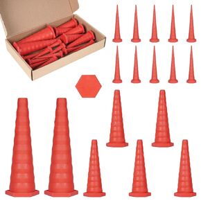 35Pcs Hydraulic Oil Service Plugs, Universal Rubber Plugs,Hydraulic Plugs Rubber, Industrial Hydraulic Hose Plugs for Oil Pipes, Hose, Irrigation, 5 Large, 10 Medium, 20 Small Szies