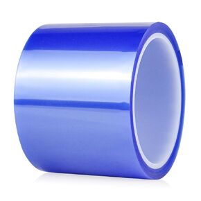 BOMEI PACK Wide Blue Heat Transfer Tape, 150mm × 33m (108ft) Heat Tape High Temperature Resistant Tape for Tumbler Sublimation Print,Heat Transfer Tape, Heat Vinyl Press Tape, No Residue