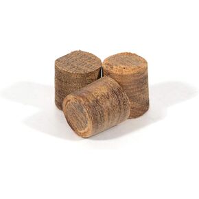 DeckWise Ipe Hardwood Plugs, 3/8" Tapered Hardwood Plugs for 50 sq. ft. of Decking (100 Plugs)