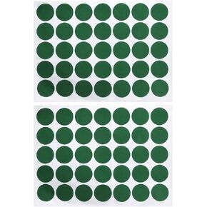 PATIKIL Billiard Cloth Repair Stickers 35mm, 70Pcs/2 Sheet Cloth Snooker Spots Patches Billiard Table Cloth Protector Pool Accessories, Green