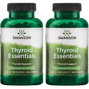 Swanson Thyroid Essentials 90 Capsules (2 Pack)