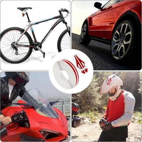 Car Pinstriping Tape PVC Car Decal Sticker Glossy Auto Car Pinstripe Tape DIY Stickers for Musical Instrument Motorcycle Auto Car (Black) in Kuwait