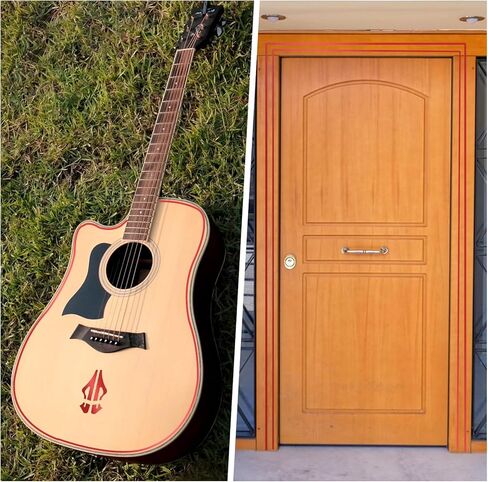 Car Pinstriping Tape PVC Car Decal Sticker Glossy Auto Car Pinstripe Tape DIY Stickers for Musical Instrument Motorcycle Auto Car (Black) in Kuwait