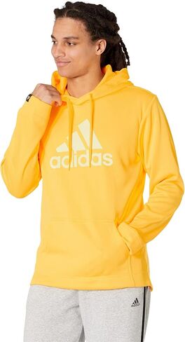 بلوفر بغطاء للرأس من Adidas Game & Go باللون الذهبي الشمسي/الذهبي الشمسي SM in Saudi Arabia