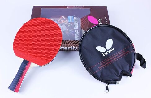 مضرب تنس الطاولة الصيني من بترفلاي B303CS - سلسلة الصين - مجموعة مضرب وحقيبة مع مزيج من المطاط الناعم والمنفوخ - يوصى به للاعبين المبتدئين in Kuwait