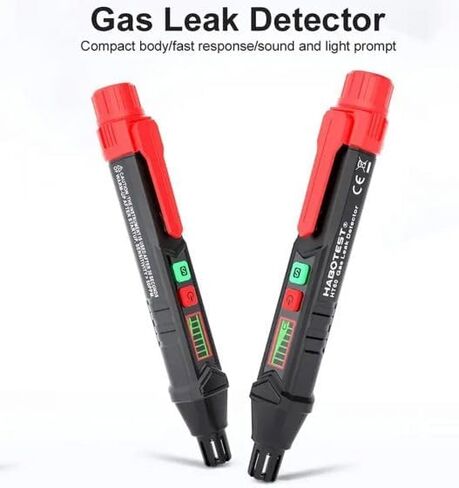 HT60 Portable Gas Leak Detector Handheld Combustible Gas Leak Tester Gas Analyzer with Audible & Visual Alarm in Saudi Arabia