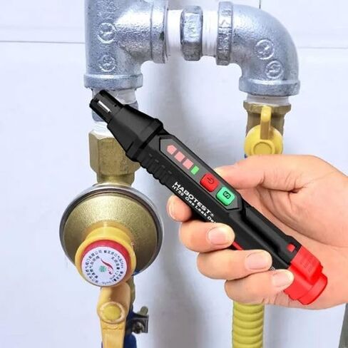 HT60 Portable Gas Leak Detector Handheld Combustible Gas Leak Tester Gas Analyzer with Audible & Visual Alarm in Saudi Arabia