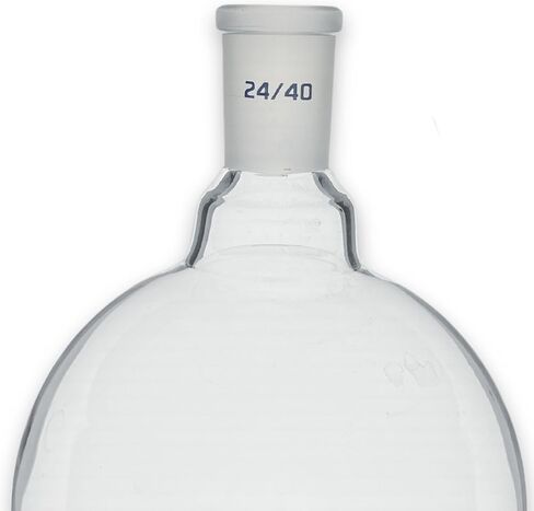 Eisco Labs - 1000 mL Flat Bottom Boiling Flask with 24/40 Ground Joint, Borosilicate Glass, Ideal for Organic Chemistry, Heating, Distillation, Reflux, Extractions & Solution Preparation in Labs in Saudi Arabia