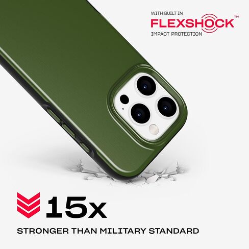 Tech21 EvoDusk لهاتف iPhone 16 Pro متوافق مع MagSafe - حافظة حماية من الصدمات تم اختبارها بمعايير عسكرية 15x - باللون الأسود in Saudi Arabia