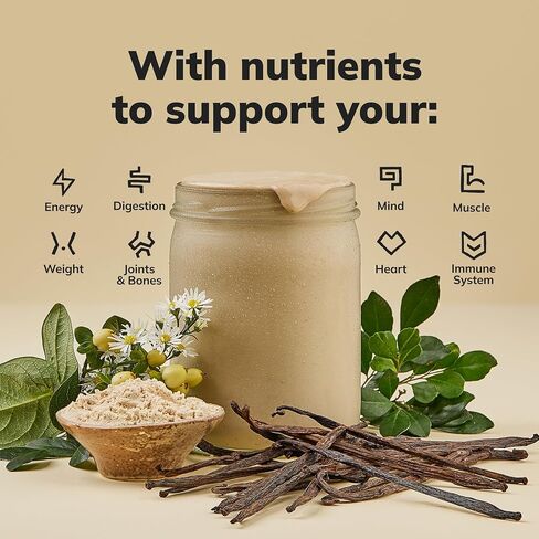 Ka’Chava All-In-One Nutrition Shake Blend, 85+ Superfoods & Nutrients, Meal Replacement, Greens Plant-Based Superfood Powder Protein Drink, Digestive Enzymes & Probiotics, Vegan Dairy Gluten Free, 2lb in Saudi Arabia