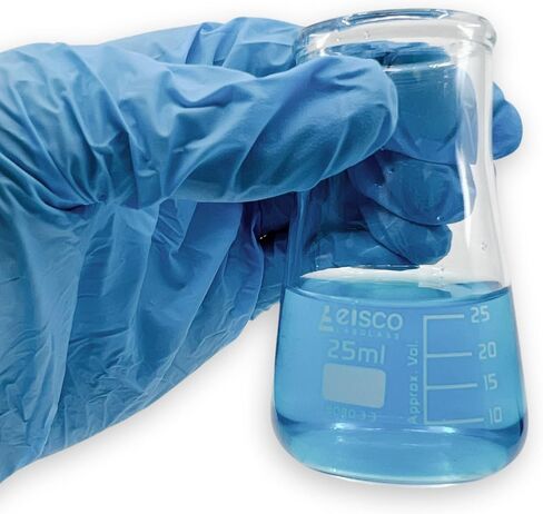Eisco Labs - 25mL Conical Flask, Wide Neck, Borosilicate Glass, Heat Resistant Flask for Small Volume Mixing, Titrations, Sample Storage, Scientific Experiments - Chemists, Microbiologists & Labs in Saudi Arabia