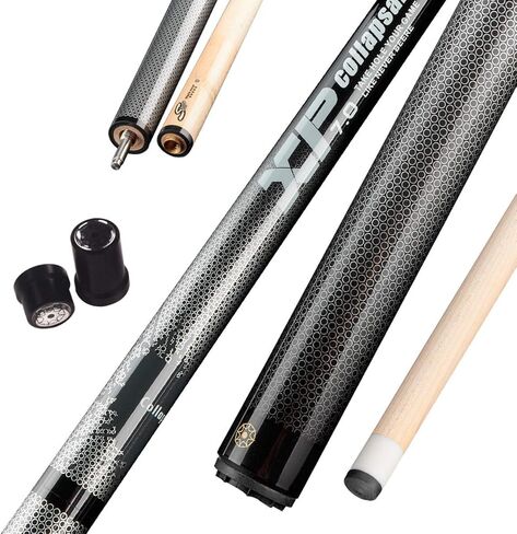 Collapsar XP Jump Break Cue Pool Sticks 58 بوصة 3 قطع من خشب القيقب مفصل سريع الإصدار 19.5 20 أونصة in Kuwait