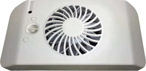 Suncourt Equalizer HC600 EZ8 معزز فتحة تهوية مكيف الهواء الكهربائي الذكي لغرفة النوم، معزز تسجيل التيار المتردد الموفر للطاقة، تدفق هواء محسن لتحسين التدفئة والتبريد الداخلي، أبيض in Saudi Arabia