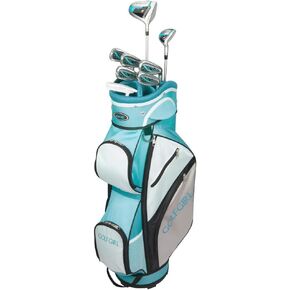 GolfGirl FWS3 Ladies Golf Clubs Set with Cart Bag, All Graphite, Left Hand