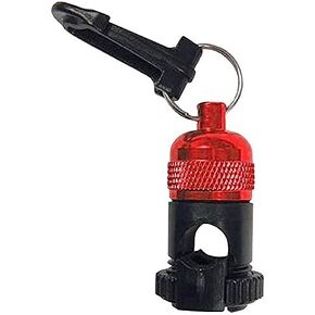 Trident Diving Equipment R534 Magnetic Adjustable Hose & Octo Holder with Clip - Red