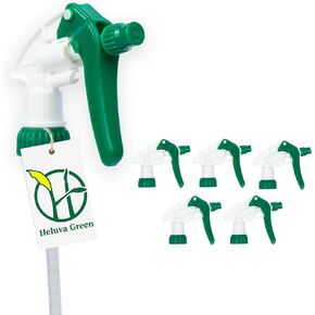 Spray Bottle Nozzle Replacement, Bottle Tops Only - Sprayer Nozzle Triggers for Heavy Duty, Commercial, Home Cleaning Solutions - Fits 8,16,24,32 oz Plastic & Glass Bottles, Mixed 3 pack