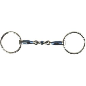 AK Loose Ring Double Jointed Lozenge with Curved Shape Horse Bit AKRS-2605