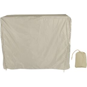 EVTSCAN Table Tennis Table Cover with Zipper Waterproof Dustproof Sunproof Ping Pong Table Cover for Indoor Outdoor Foldable Table Tennis Tables Beige 155x75x144cm