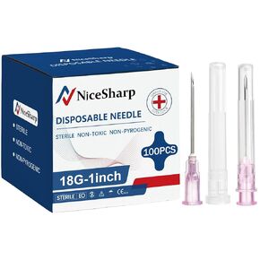 100PCS 27Ga 5/8 inch Lab Accessories, Refilling Inks,Individually Packaged