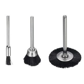 HARFINGTON 72pcs Nylon Filament Wire Wheel Cup Brush for Drill, Abrasive Brushes Set with 0.12" Round Shank, 1/5",3/5",1", Used for Rust/Corrosion/Paint Removal and Scrub Surface