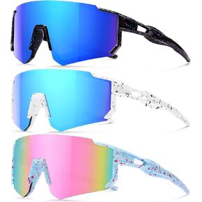 Youth Baseball Sunglasses Kids Sports Sunglasses for Boys Girls Softball Cycling Glasses UV400 Protection