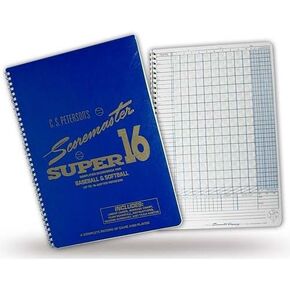 Peterson's Super 16 Baseball Scorebook and Softball Score Book