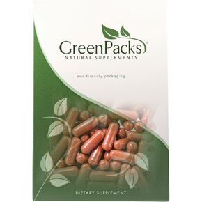 GreenPacks® Organic Red Yeast Rice, 1200 mg. per Serving (600 mg. per Capsule) Supplement - 400 Capsules
