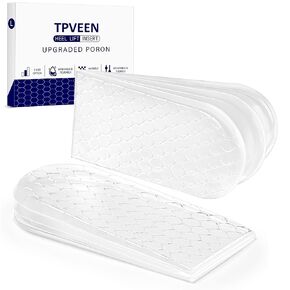 Adjustable Heel Lift Inserts,3Layers Orthopedic Shoe Lifts, Height Increase Insoles for Uneven Legs,Leg Length Discrepancy,Anti-Shock Heel Cushion for Plantar Fasciitis,Heel Pain.
