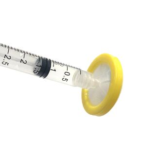 Syringe Filter Sterile, MCE 0.22μm 13mm Yellow (75/PK)