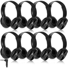 Kids Headphones Bulk 2 Pack for Classroom School,Wholesale Earphones Class Set of Headphones for Students Teens Children and Adult (Gold and Blue)