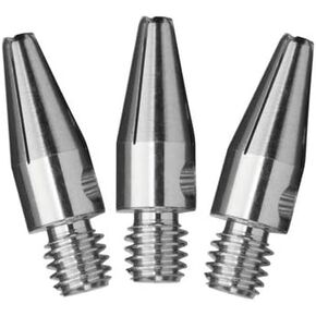 US Darts - Silver Aluminum Dart Shafts - 3 Sets (9 shafts), 2BA Mini (3/4 inch), + O'rings