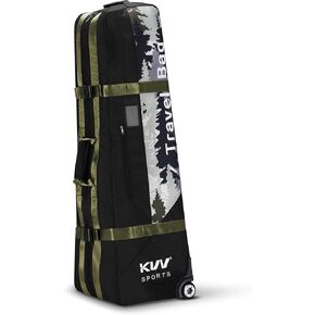 KVV Hi-Protective Golf Travel Bag with Extra Padded Top, Foldable Golf Travel Cover with Wheels, Multiple Handles and Pockects for Storage, Travel Golf Bags Designed for Airlines