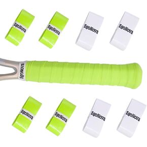 Tennis Racket Grip Tape, Sweat Absorbent Tennis Grip Tape, Soft and Comfort Tennis Racket Grips, Easy to Install Tennis Grips Overgrip (8-Pack)