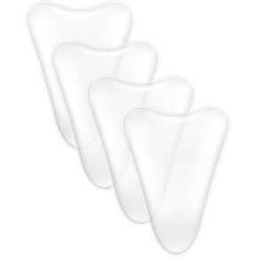 Camel Toe Concealer Reusable - Silicone Camel Toe Prevention Underwear for Women Cameltoe Hider Cover Insert Pad Guard Stopper for Yoga Swimsuit Leggings Activewear Bikini - 4 Pack Transparent