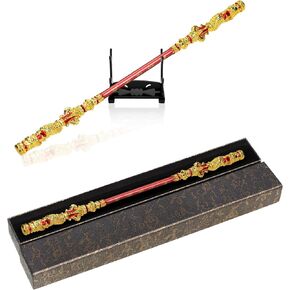 Black Myth: Wukong Weapon Bronzecloud Ruyi Staff Martial Arts Bo Staffs Game Collection Desk Room Decoration Backpack Pendant Gift（30cm/11.8inchs）