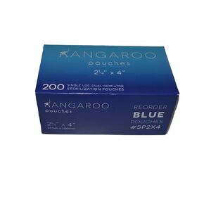 3D Dental SP2X4 Kangaroo Self-Seal Sterilization Pouches, 2.25" x 4" (Pack of 200)