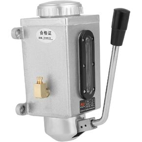 1pc Lubricating Manual Oil Pump, Hand Lubrication 500CC CNC 4mm Double Outlet Port, Wear-resistive, Erosion-resistive
