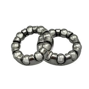 2PCS Bicycle Ball Crank Bearings 1/4 inch x 9 Balls 2 pcs Replacement Mountain Bike Parts Bicycle Crank Bottom Bracket Repair Parts
