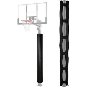 72" Tall Basketball Pole Pad, All-Weather Round Basketball Pole Padding Outdoor, 2" Thick Heavy Duty Wrap-Around Protective Pads for Adjustable & Fixed Height Basketball Hoop Poles