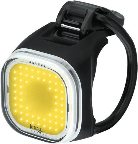 مصباح دراجة صغير من Knog Blinder - مصباح أمامي ساطع 50 لومن للدراجة مع COB LED، قابل لإعادة الشحن عبر USB، 8 أوضاع فلاش، خفيف للغاية 17 جم، مقاوم للماء IP67، رؤية 300 متر in Kuwait