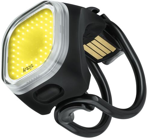 مصباح دراجة صغير من Knog Blinder - مصباح أمامي ساطع 50 لومن للدراجة مع COB LED، قابل لإعادة الشحن عبر USB، 8 أوضاع فلاش، خفيف للغاية 17 جم، مقاوم للماء IP67، رؤية 300 متر in Kuwait
