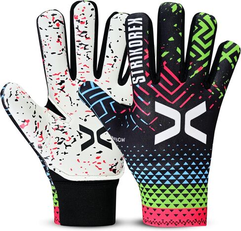 Soccer Goalkeeper Gloves for Kids Youth Football Goalie Gloves with Strong Grips of 4mm Latex Palm in Saudi Arabia