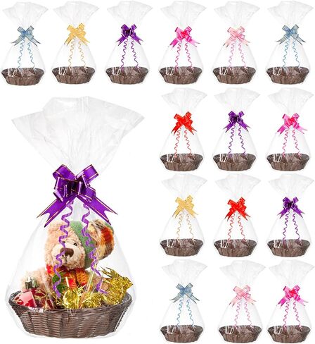 Yesland 16 Pack Plastic Oval Basket, Food Storage & Fruit Basket, 8-3/4 x 6-1/4 x 2-3/4 Inches Basket Bin for Kitchen, Restaurant, Centerpiece Display in Saudi Arabia