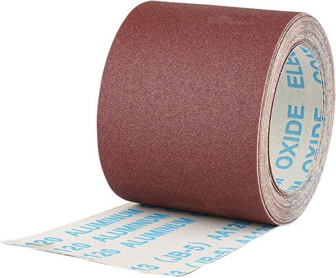 80 Grit Sandpaper Roll 4 Inch x 32.8 Feet Aluminum Oxide Emery Cloth Roll with Box 10 CM x 10 M Sanding Paper for Wood Sanding Automotive Polishing (80 Grit) in Saudi Arabia