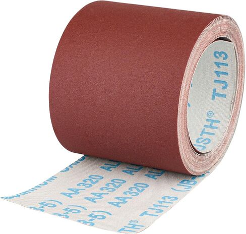 80 Grit Sandpaper Roll 4 Inch x 32.8 Feet Aluminum Oxide Emery Cloth Roll with Box 10 CM x 10 M Sanding Paper for Wood Sanding Automotive Polishing (80 Grit) in Saudi Arabia