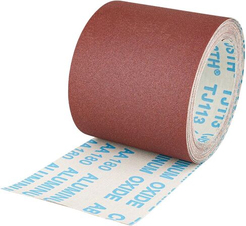 80 Grit Sandpaper Roll 4 Inch x 32.8 Feet Aluminum Oxide Emery Cloth Roll with Box 10 CM x 10 M Sanding Paper for Wood Sanding Automotive Polishing (80 Grit) in Saudi Arabia